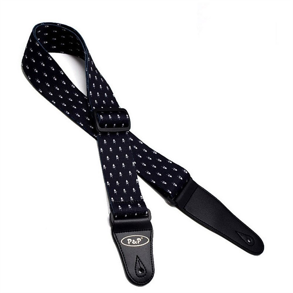 Plaid Pattern Guitar Strap Adjustable Acoustic Guitar Strap Electric Guitar Belt  Instrument