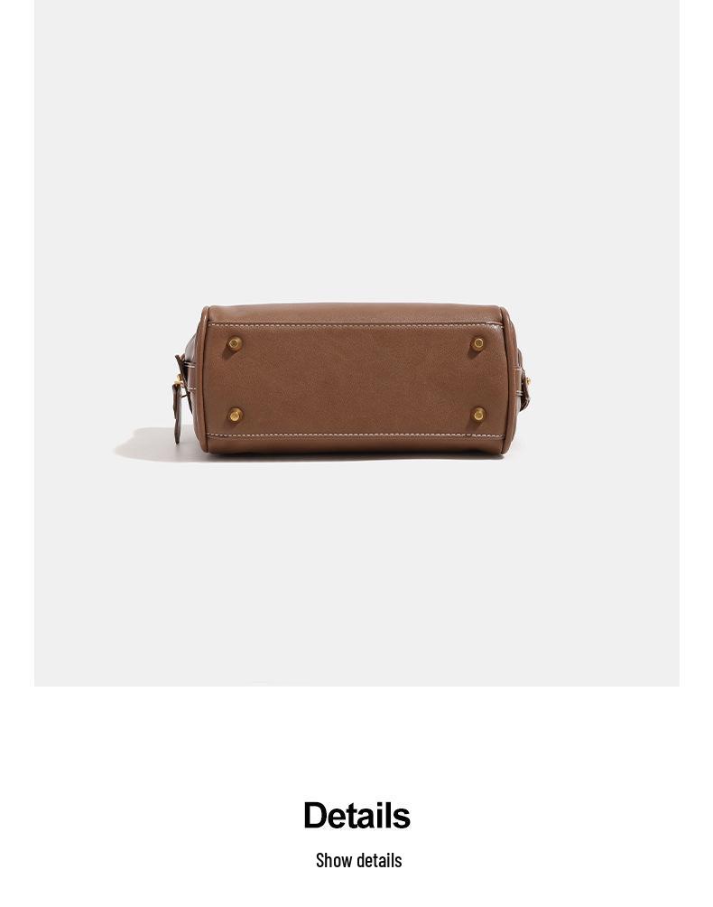 Celebrity Style High-End Leather Texture Tote - Small Crossbody & Shoulder Bag