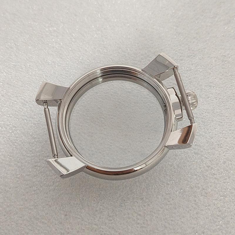 40Mm Watch Case For Nh35 Stainless Steel Case Mineral Glass For Nh35 Movement 3/12 O'Clock Watch Case Watch Accessories