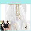 Elegant Women's Waist Chain Versatile Cinching Belt With Metal Pendant For Fashionable Outfits