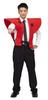 Clearstone Cosplay Halloween Kleid Rot Herren