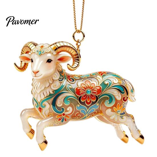 Event Decoration for Carnival 2PCS Christmas Goat Hanging Ornaments, Decorative 2D Acrylic Tree Lightweight Decor Holiday Pendants, Festive Ornaments