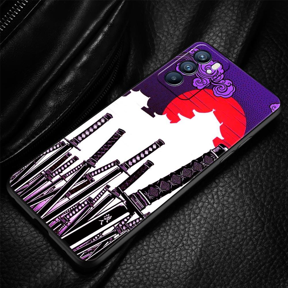 The Sword Creative Pattern Phone Case For Oppo Reno 13 12 11 10 7 F Find X5 X6 A98 A80 A79 A78 A57 A54 A31 A17 Pro 5G Soft TPU