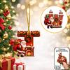 Alphabet Christmas Ornament Vibrant Christmas Pendant Acrylic Hanging Decoration Christmas Themed Acrylic Decorative Pendant