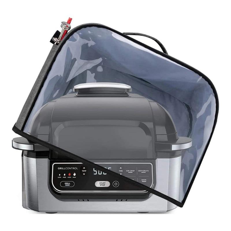 Heißluftfritteuse Grillhaube Faltbar Tragbar Wasserdichtes Stoff Staubschutz Passt für Mini-Grills Toaster für den Außenbereich Picknick