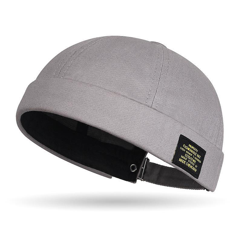 Frühlings-Hip-Hop-Kappe ohne Schirm: Yuppie Tang-Stil Hut für Männer & Frauen