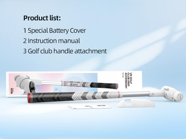 

AMVR Golf Club Attachment for Quest 3 VR Handle Controller Tennis Baseball Kayak Game for Quest 3 Accessories