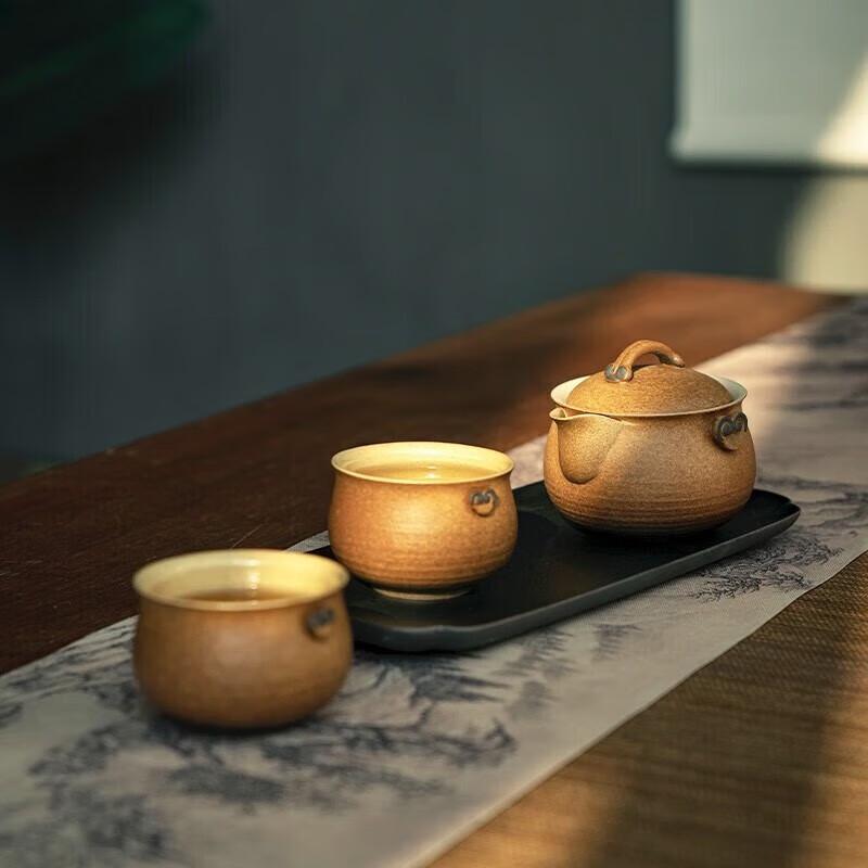 Edenus Lingzhi Auspicious Ceramic Kung Fu Tea Set