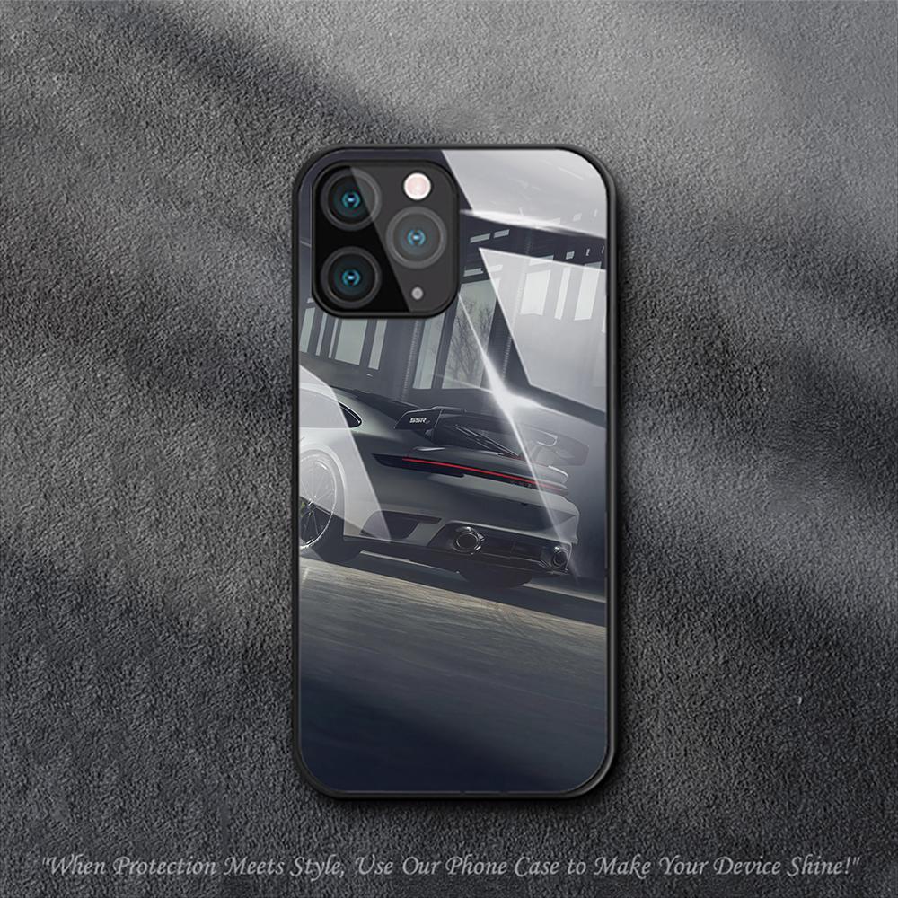 Luxury Porsches GT3 Car Case For iPhone Samsung Galaxy Redmi Note S 17 16 15 14 13 20 24 25 54 Pro Max Ultra Fe Air Tempered Glass Cover