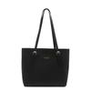 Stylish And Versatile Retro Tote Bag For Women In Chic Black Khaki And Brown Shades