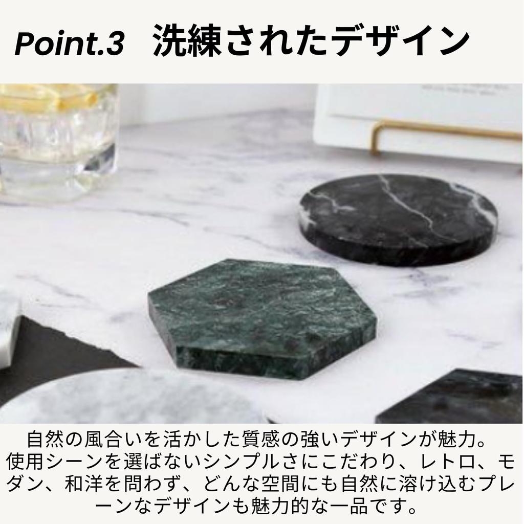 Azumafy Marble Plates, Hexagonal Trays, Interior Accessories, Display, Artificial Marble, Set of 3, Jewelry Tray