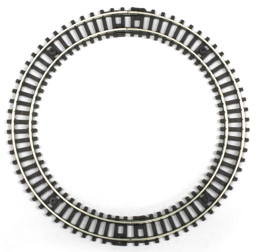 Z gauge curved rail without 2 model railroad supplies roadbed, R45mm, 180°, pieces, R091,