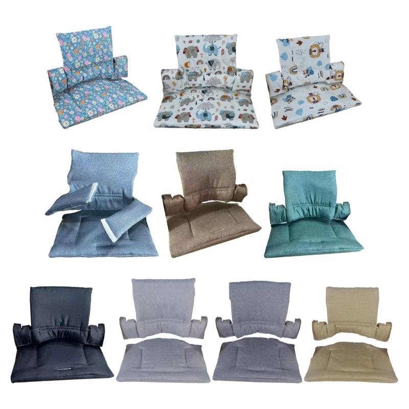 Machine Washable Infant Dining Chair Pad Soft Cotton Blend Cushion For Safe Support Dining Chair Cushion Comfortable