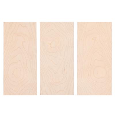 Muspor 3 Pcs Guitar Head Veneer Guitar Veneer Guitar Head Plate Neck Shims Maple Wooden Guitar