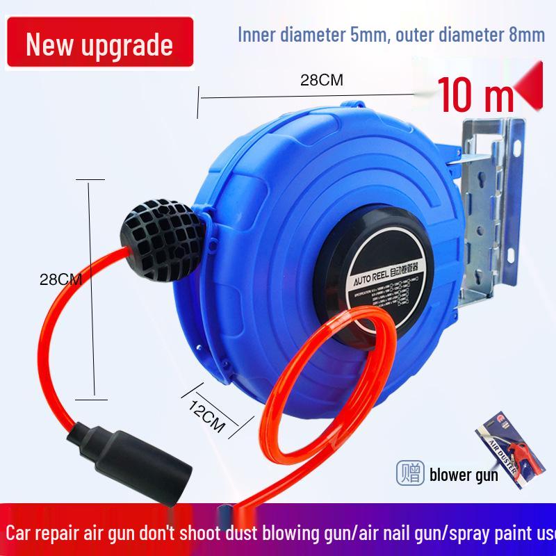 

Автоматическая втягивающаяся катушка для автомобильного воздушного шланга