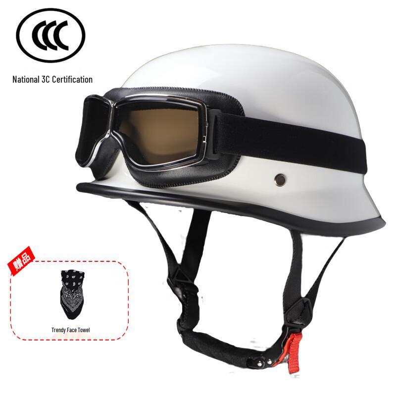 Lishi Retro Motorcycle Helmet M-4XL
