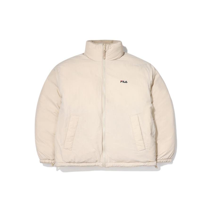 FILA Jackets Unisex Brown Stand Collar Moderate Other FS2JKE4802X-BEI 095