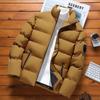 Parka Jacke Männer Herbst Winter Baumwolle Gepolstert Warm Verdickt Mann Mode Stehen Kragen Kleidung Puffer Mäntel Jugend