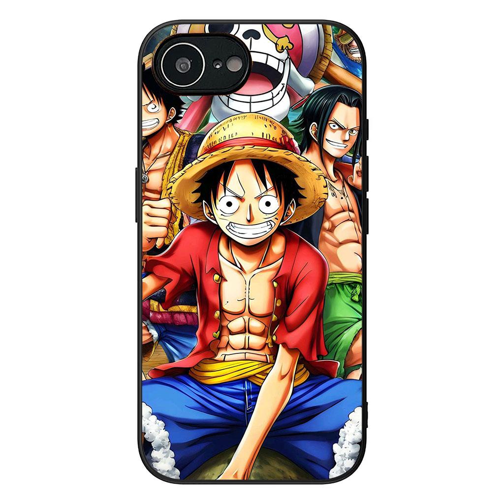 Cover for Apple iPhone 17 16 Plus 13 12 Pro Max Mini X XR ProMax 16E 15+ 16Plus Air Phone Case Zoro One Pieces Luffy Nico Robin