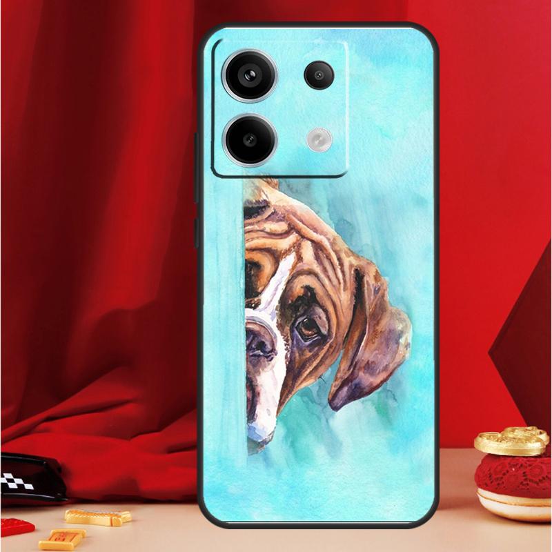 Boxer Dog Case For Xiaomi Redmi Note 9 10 11 12 13 Pro Plus 9S 10S 11S 12S Redmi 12 10C 9C 13C Coque