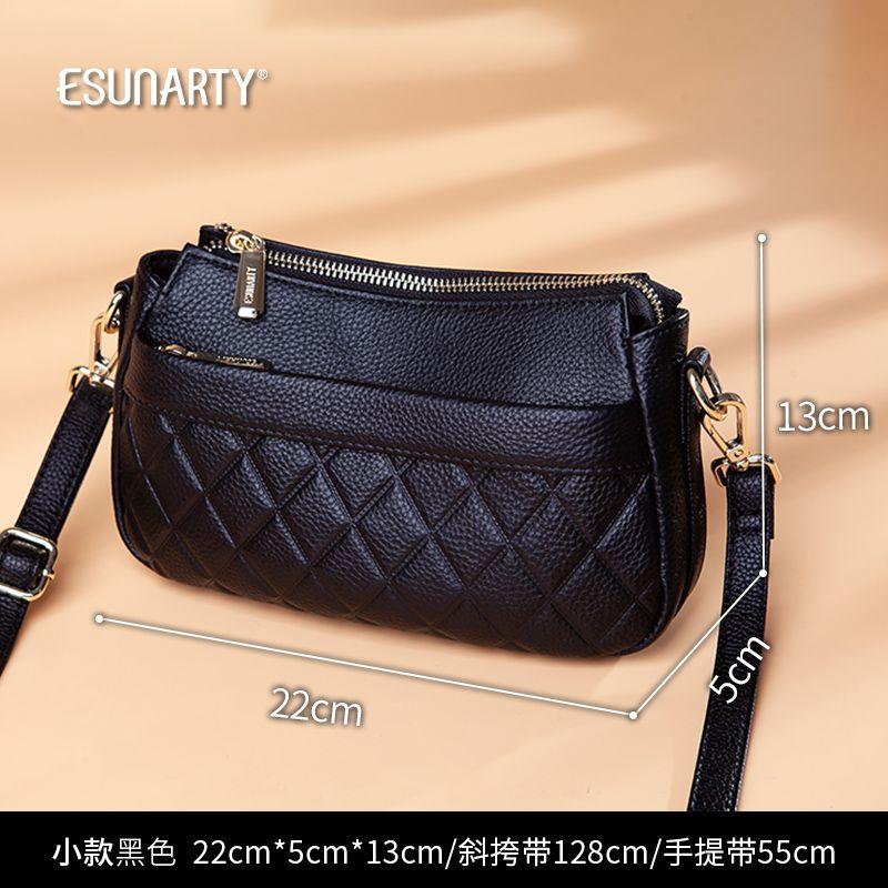 

Birthday Gift Middle-Aged and Elderly Easiest for Match Shoulder Messenger Bag Small black