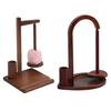 Magnetic Yarn Holder Wooden Yarn Dispenser with Storage Cylinder Yarn Ball
