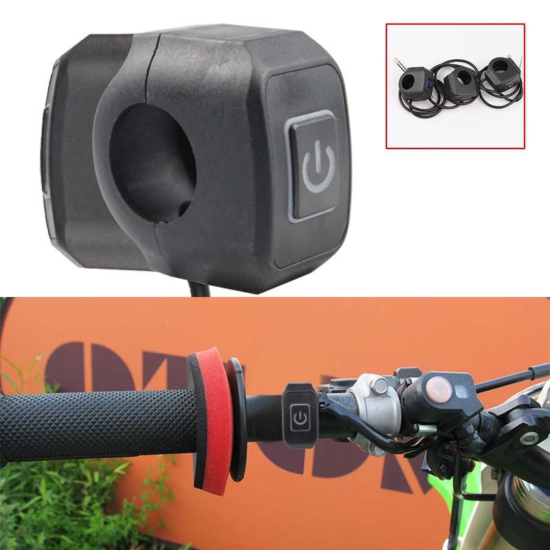 1/2pcs Motorcycle Handlebar Switch ON OFF Headlight Horn Control Modification Switch 22mm Waterproof Button Accessories12V