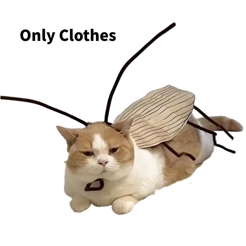 

Cockroach Cat Clothing Craft Kit With Nonwoven Fabric And Twist Sticks For Fun Pet Costumes