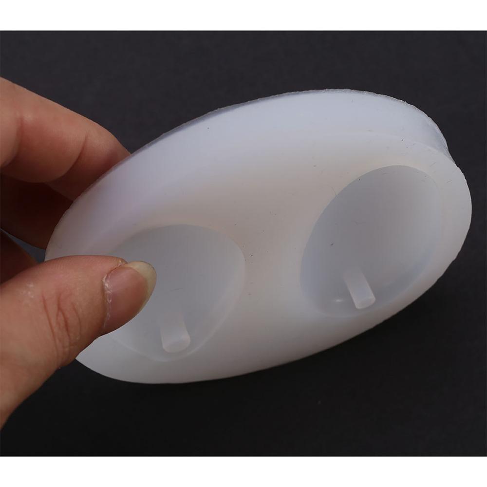 Oval Resin Pendant Mold Water Drop Time Gem Mold Pendant Silicone Mould  Key Chain Making