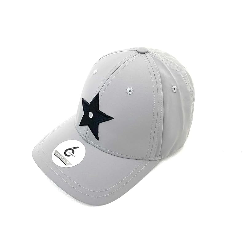 

[Elite Grip] star mark cap star hat golf men s silver gray