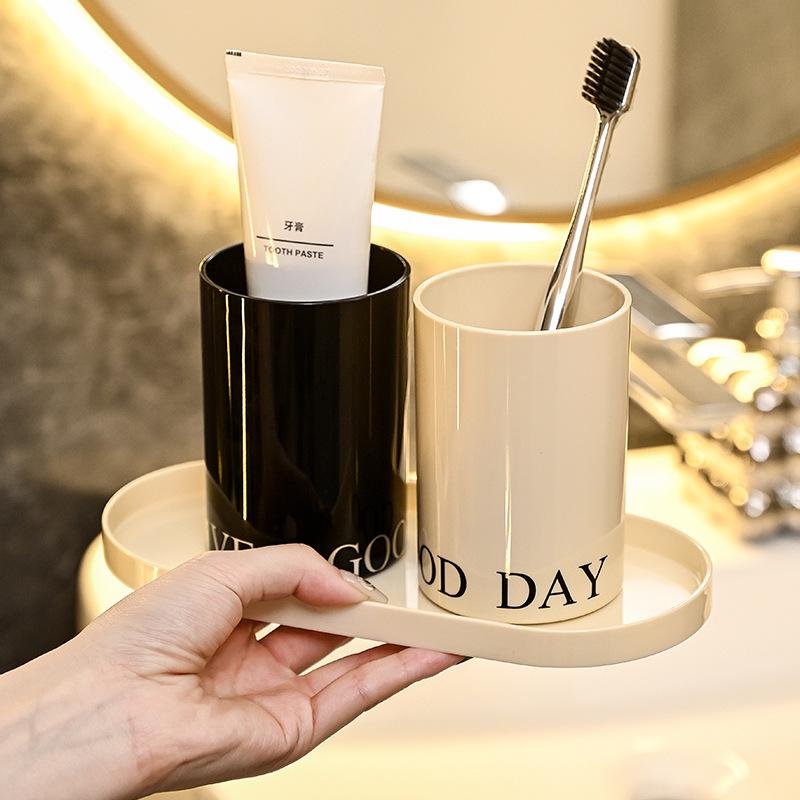 Couple Mouthwash Cup Home Dormitory Toothbrush Toothpaste Toiletry Cup Outdoor Travel Toothbrush Cup