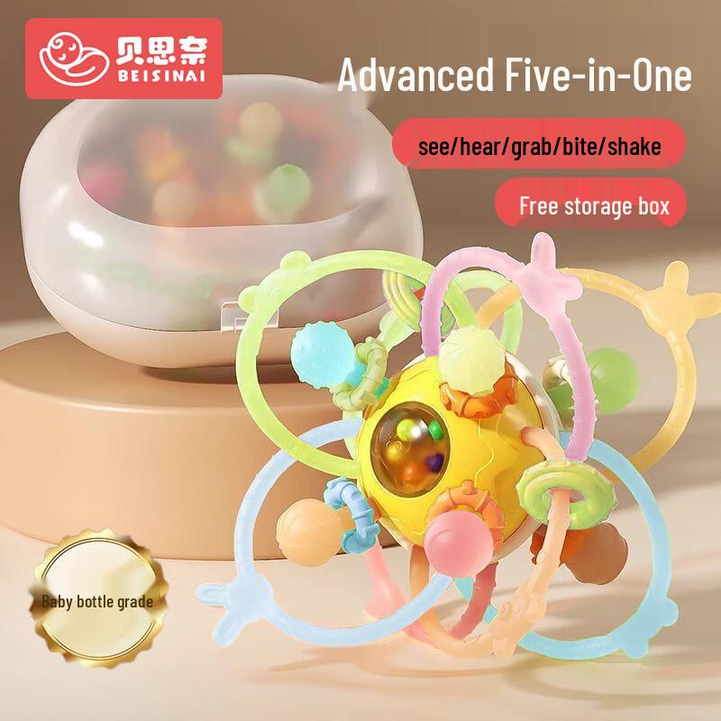 Besnaiman Manhattan Baby Teether Ball & Rattle