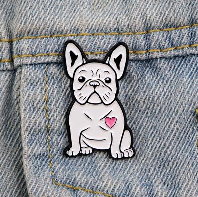 Dog Cute Pet Enamel Pins Cartoon Women's Brooches Men Lapel Pins Badge On Backpack Costume Accessories Animal Jewelry Gifts
