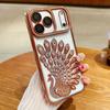 Anwendbar auf Apple 17 ProMax Glitzer Pfau Handyhülle Strass IPhone 16 Neue High-End-Haptik 15 Schutzhülle