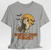 Howl-O-Ween Pomsky T-shirt Schattige Huilende Hond Volle Maan Halloween Ontwerp