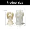 Easy to Use Silicone Candle Mould Featuring Detailed Sleep Angel Designs for Craft Projects