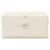 vidaXL Aufbewahrungsboxen 2 Stk. Stoff 43x34x23 cm Creme