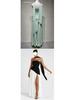 Chique Strapless Effen Kleur Maxi Jurk – Sexy Backless Design met Hoge Split