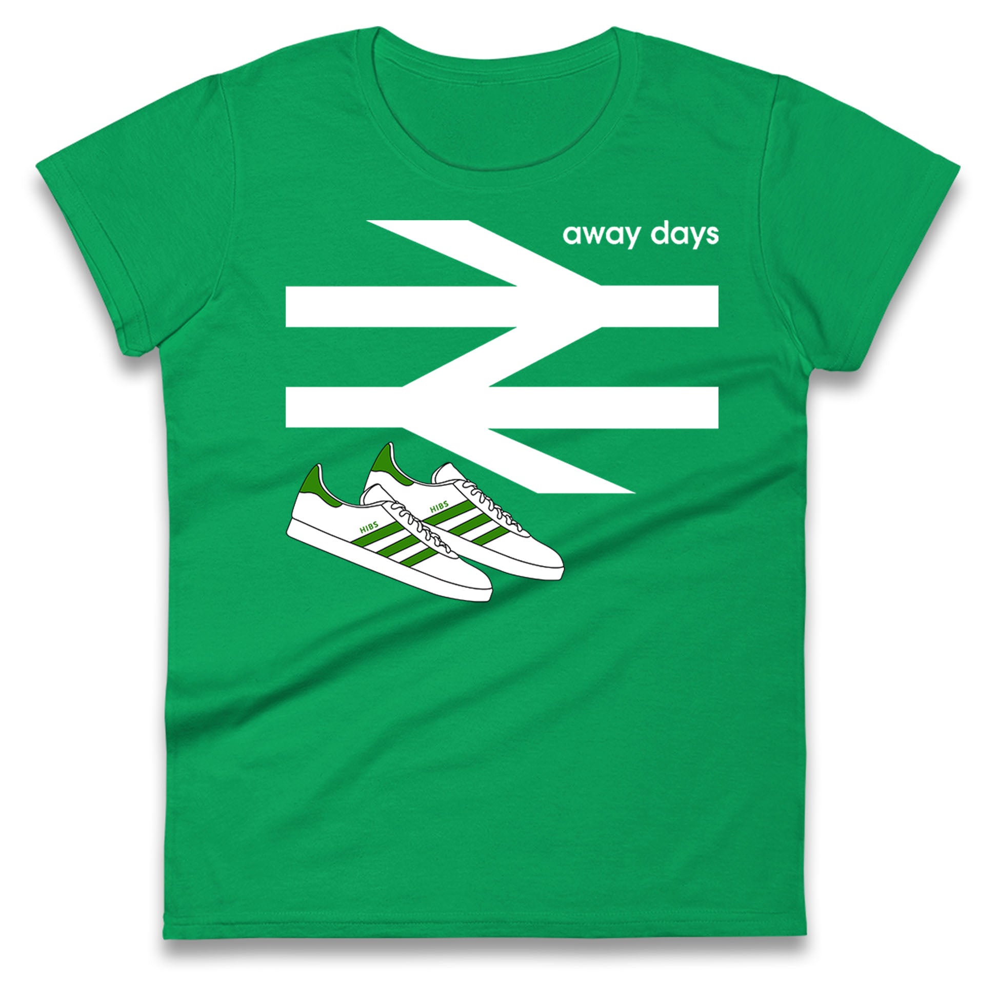 

Hibs Away Days Womens T Shirt Mens Tops Tees Unisex 2XL