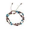 Handcrafted Wooden Beaded Mens Bracelet Necklace Vintage Style For Gift Giving