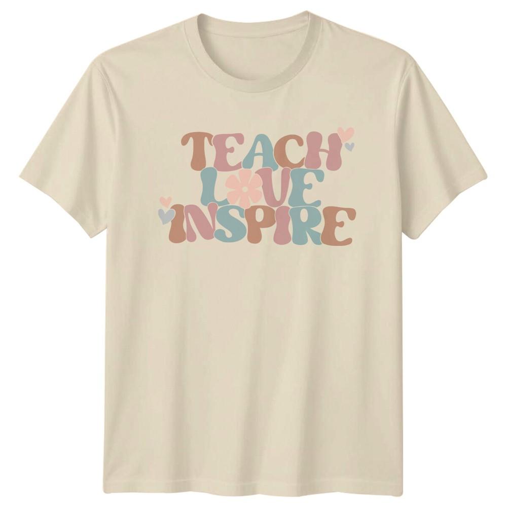 Teach Love Inspire Retro Teacher TShirt