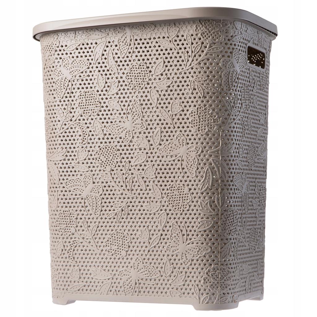 KADAX Basket with Lid for Laundry and Clothes Aglio 55L