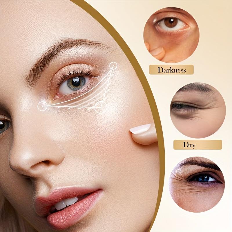 5pz Maschera Occhi al Collagene Morbida Beige Chiaro Idratante Rassodante Levigante Miglioramento Cerchi Scuri Intorno agli Occhi