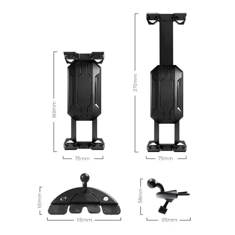 Suporte universal para carro, slot para CD player, suporte para tablet, suporte para celular para iPad Pro Air de 4 a 14 polegadas, Xiaomi Tab Smartphone GPS