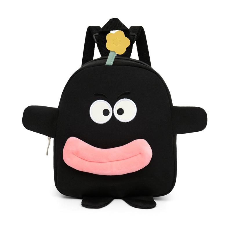 Cute Cartoon Student Backpack Stylish And Fun Nylon Dual Shoulder Bag For Kids