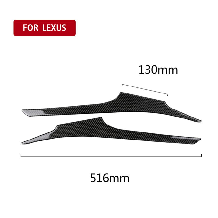 Carbon Fiber For LEXUS IS250 IS300 IS350 2014-18 Door Armrest Sticker Cover Trim