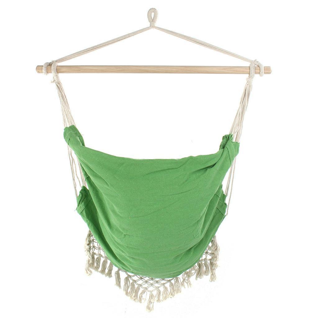 Indoor/Outdoor Garden  Bohemia Style Home Hanging Hammock Chair Dormitory Balcony Swing Hanging Chair with Wooden Stand New