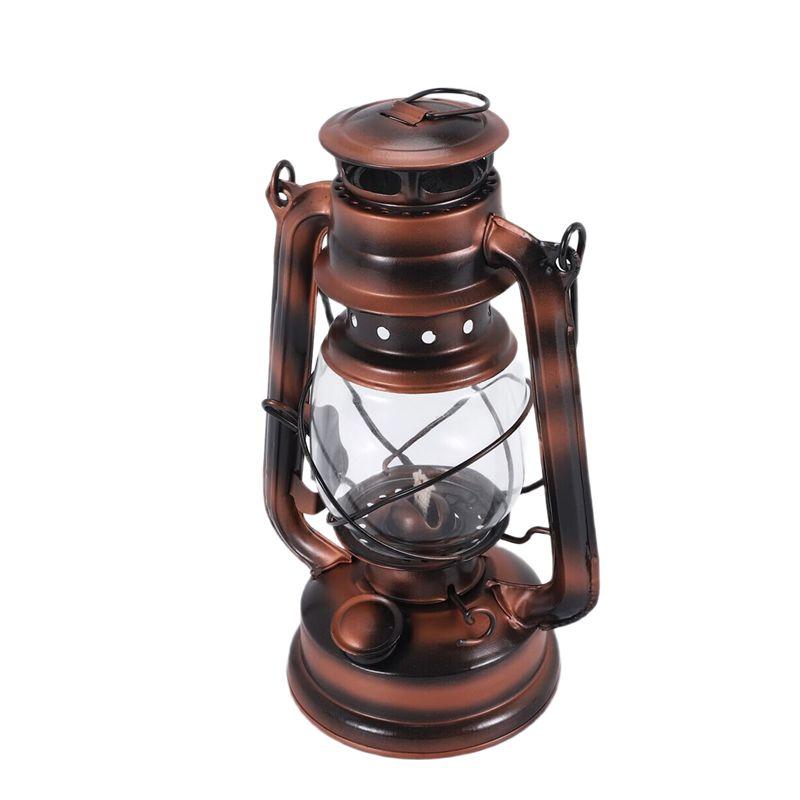 

AEE2-25Cm Iron Antique Bronze Oil Lanterns (Cover) Nostalgic Portable Outdoor Camping Lamp Leak Proof Seal Outdoor Camping Light бронзовый