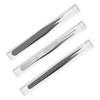 Precision Tweezers Stainless Steel Straight Tweezers for Electronics Laboratory Work Jewelry Making Craft Soldering