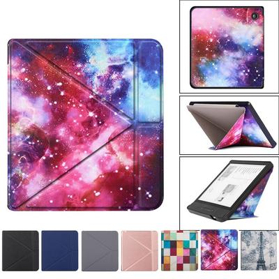Multi-folding Stand N873 Smart Case 7 Inch Funda Colorful eReader Cover for Kobo Libra H2O